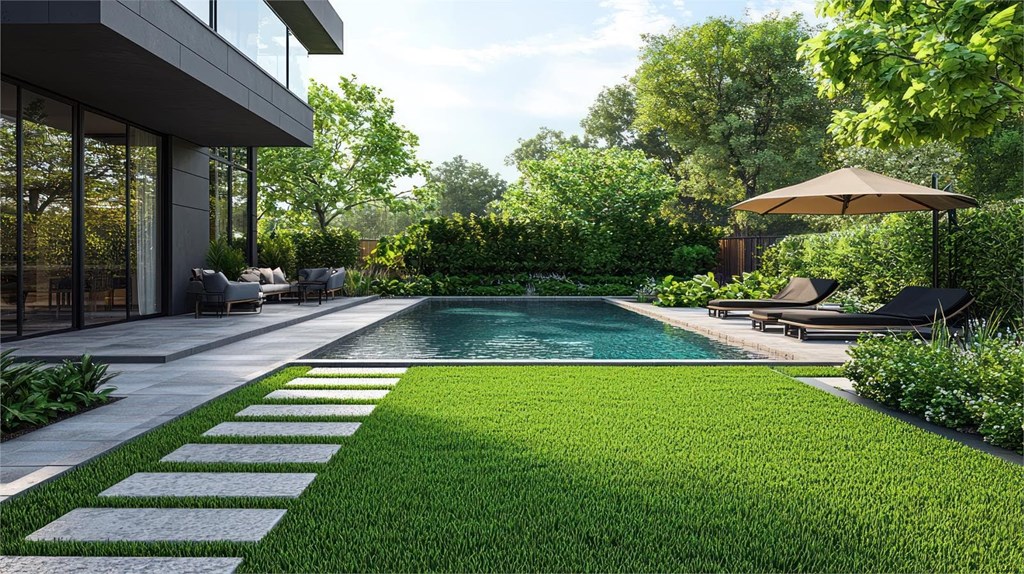 Diseño de jardines con piscina: integración perfecta